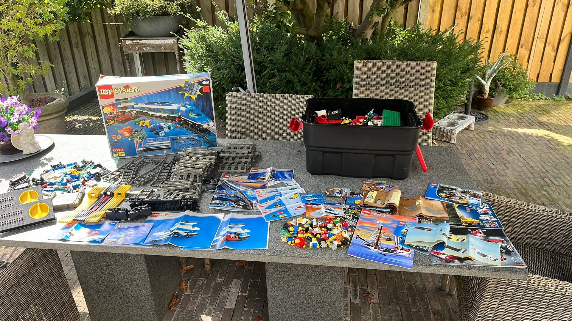 Grote verzameling lego system trein 4561 enz enz, Kinderen en Baby's, Ophalen, Gebruikt, Losse stenen, Lego
