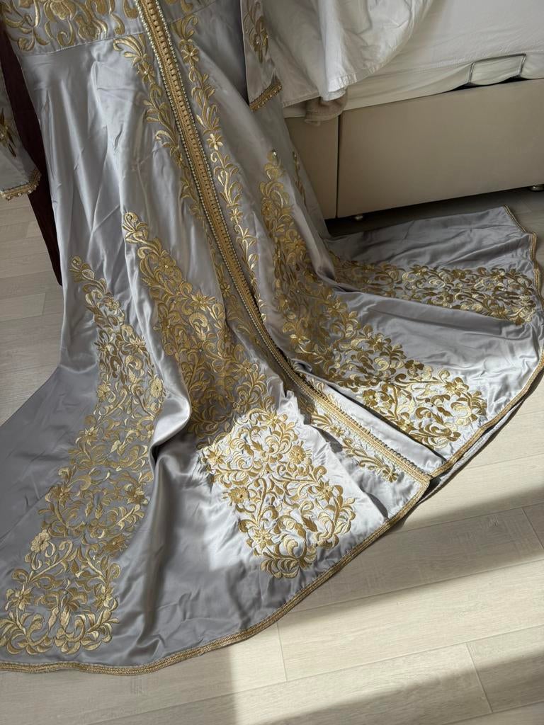 Marokkaanse jurk takshita takchita caftan djellaba jelaba, Ophalen of Verzenden, Zo goed als nieuw, Maat 38/40 (M), Overige typen