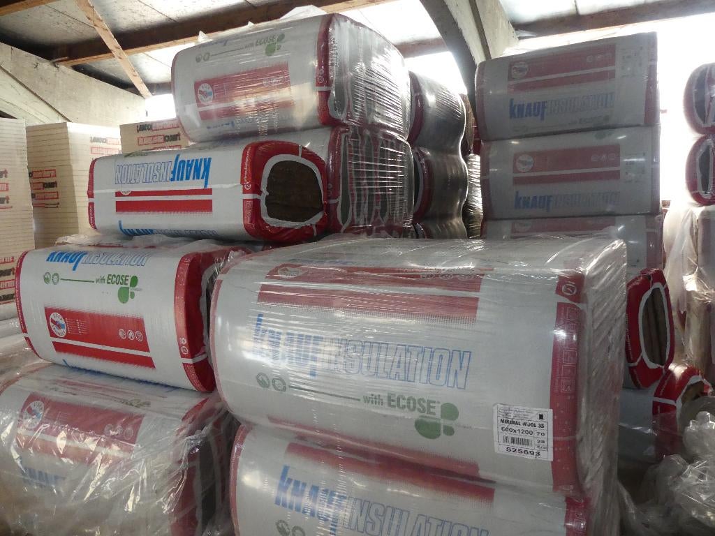 Knauf MW35 minerale wol, Ophalen, Overige materialen, Nieuw, Minder dan 5 m²