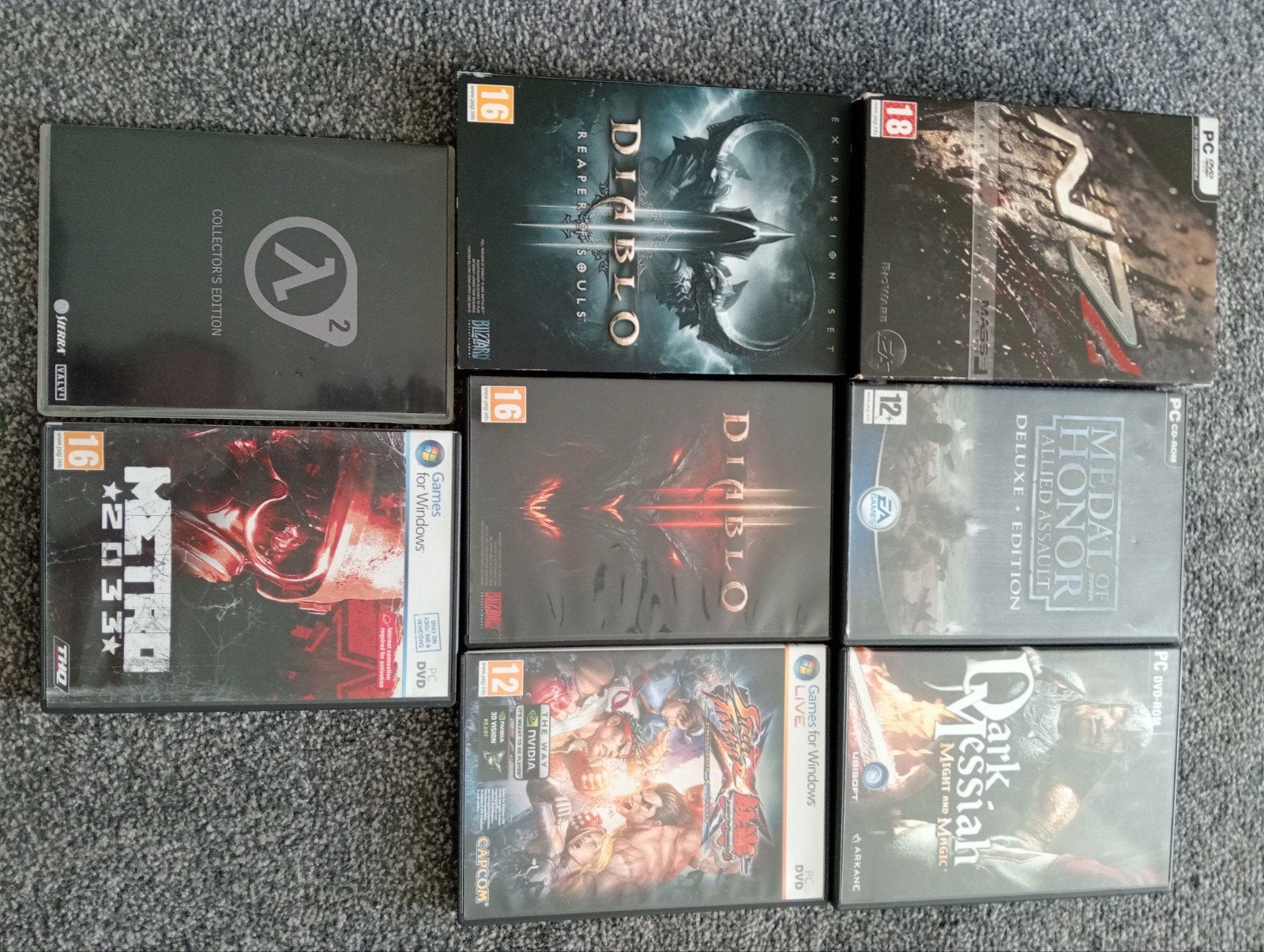 PC Games Collectie: Diablo, Half-Life, Mass Effect & Meer, Gebruikt, Verzenden, Overige genres, 1 speler