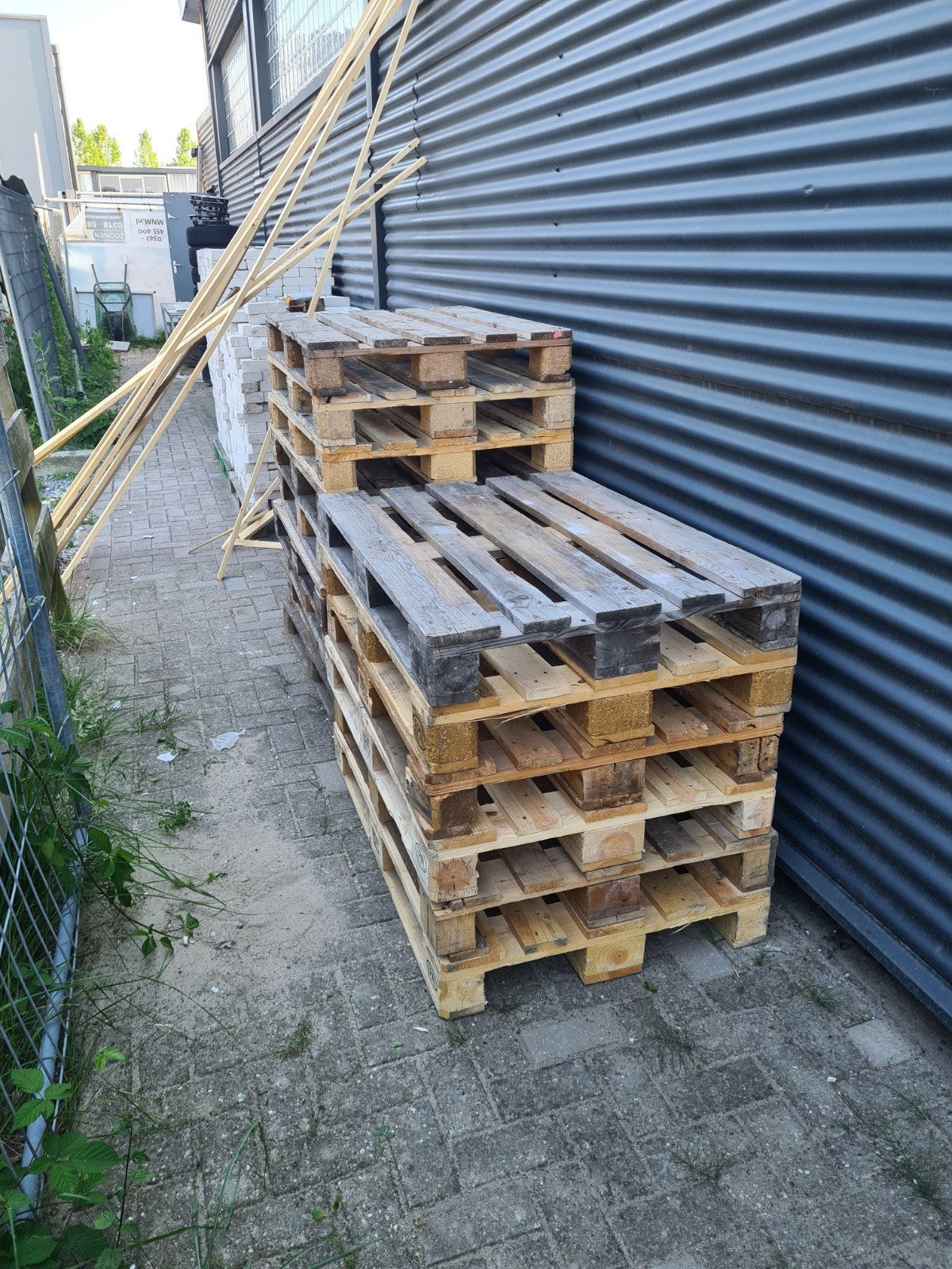 EPAL Europallets - 10 euro per stuk, Doe-het-zelf en Verbouw, Kratten en Dozen, Gebruikt, 100 cm of meer, 60 cm of meer, Overige typen