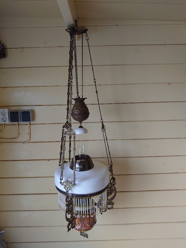 Hanglamp, Antiek en Kunst, Antiek | Lampen, Ophalen