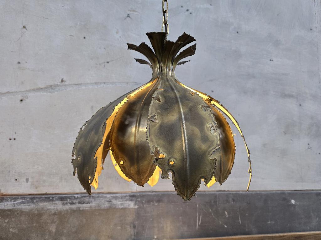 Mid Century Deens Design Hanglamp | Sørensen Hang Lamp 'Ui', Gebruikt, Mid Century Design Deens Scandinavisch Jaren 60 70 Brutalisme