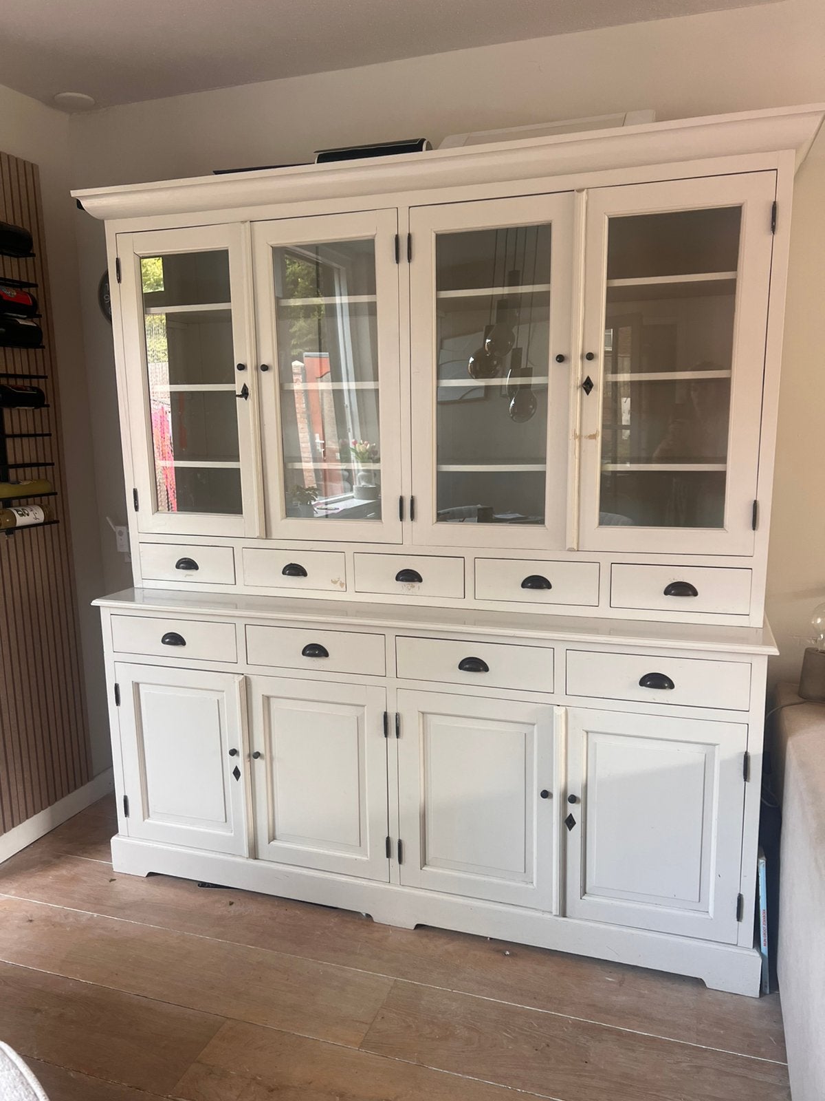 Buffetkast 190 cm breed, Huis en Inrichting, Kasten | Buffetkasten, Ophalen, 200 cm of meer, 150 tot 200 cm, Zo goed als nieuw