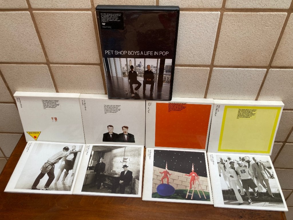 Vier special box editions Pet Shop Boys CD's plus een DVD, Boxset, Ophalen of Verzenden, Zo goed als nieuw, Bonusmateriaal
