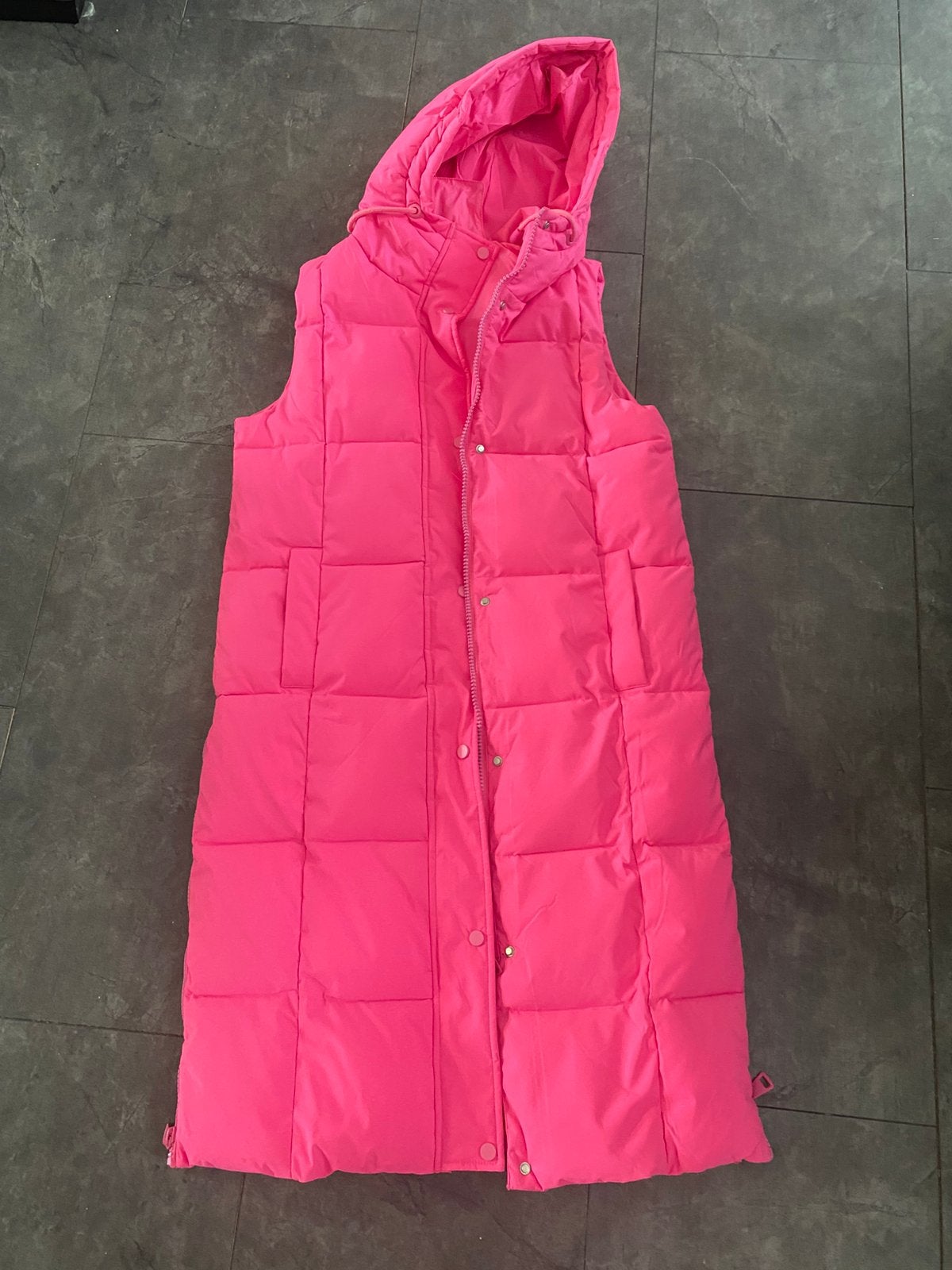 Lange bodywarmer maat M, Kleding | Dames, Ophalen of Verzenden, Zo goed als nieuw, Roze