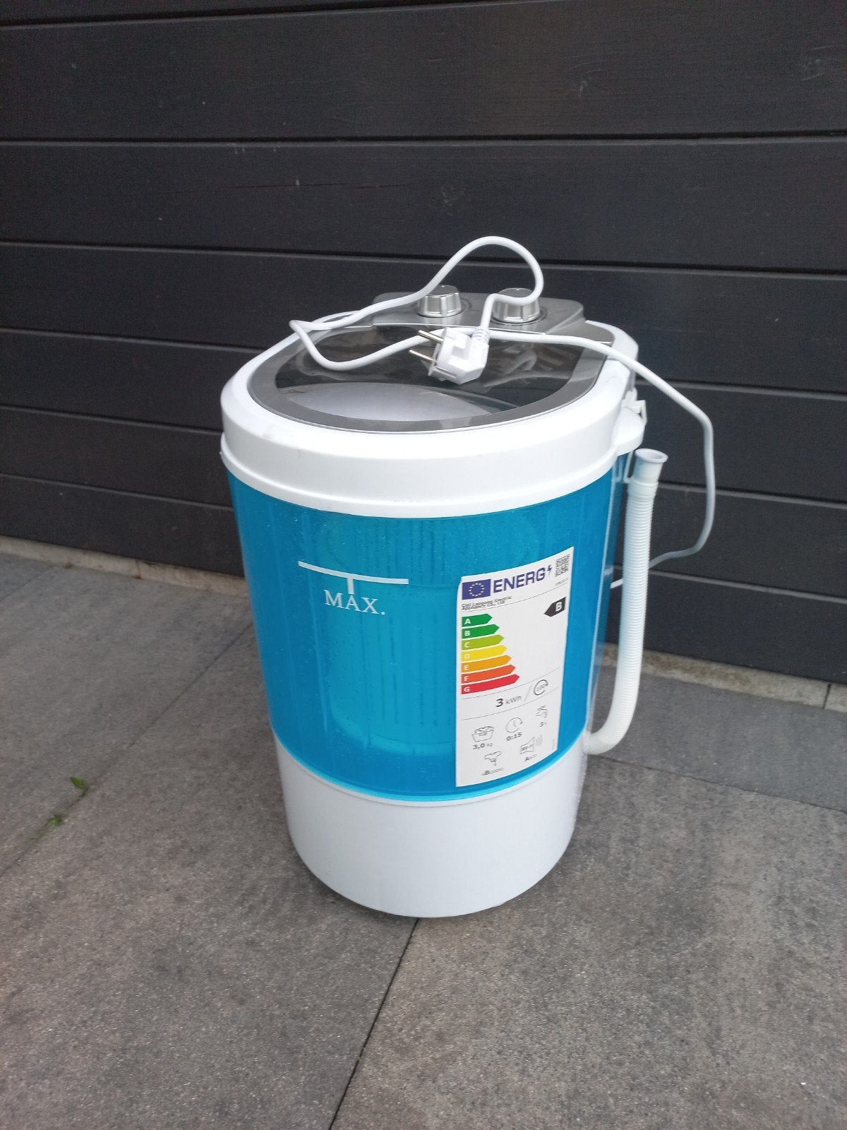 Compacte mini wasmachine - ideaal voor kleine ruimtes, Witgoed en Apparatuur, Wasmachines, Zo goed als nieuw, Bovenlader, Minder dan 4 kg