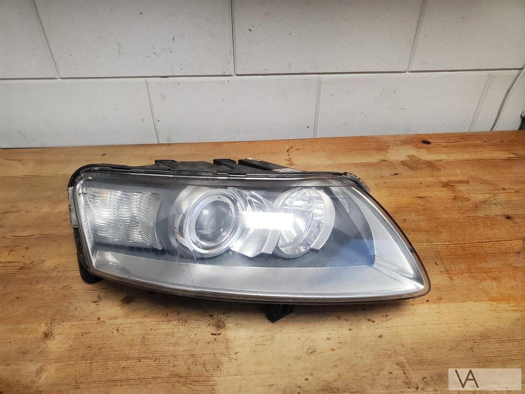 Audi A6 4f 2004 - 2009 xenon koplamp rechts met module €150, Gebruikt, -, -, -
