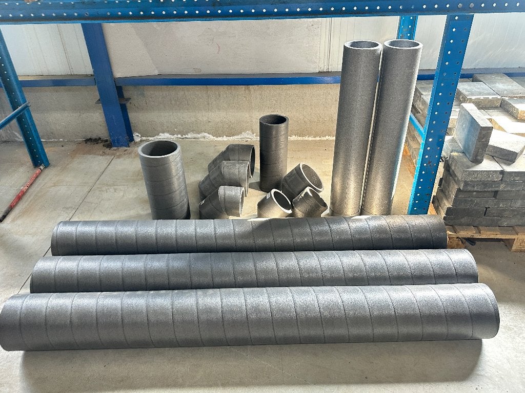 Set Airfoame geïsoleerde ventilatiebuizen, 13-delig, Ophalen, Nieuw, Kabel of Snoer