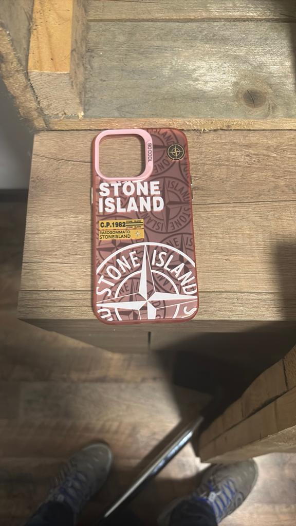 Stone Island iPhone hoesje iphone 15pro max, Ophalen of Verzenden, Zo goed als nieuw, Bescherming, Apple iPhone