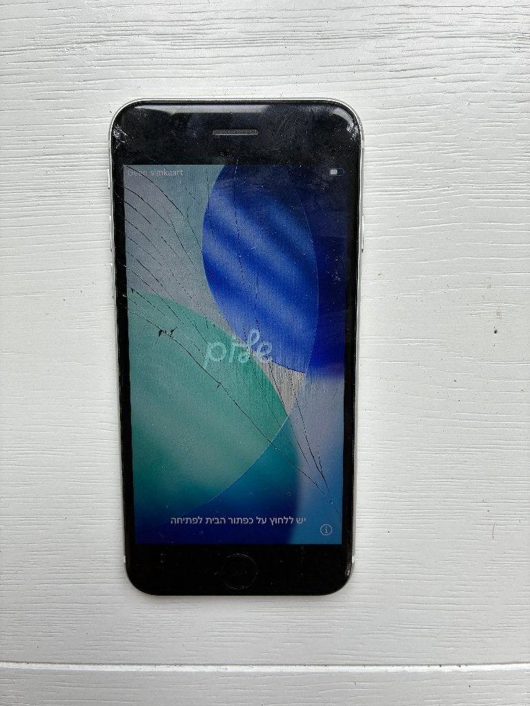 iPhone SE (2020) met gescheurd scherm, nieuw snoer en tool, Telecommunicatie, Mobiele telefoons | Apple iPhone, Gebruikt, Ophalen of Verzenden