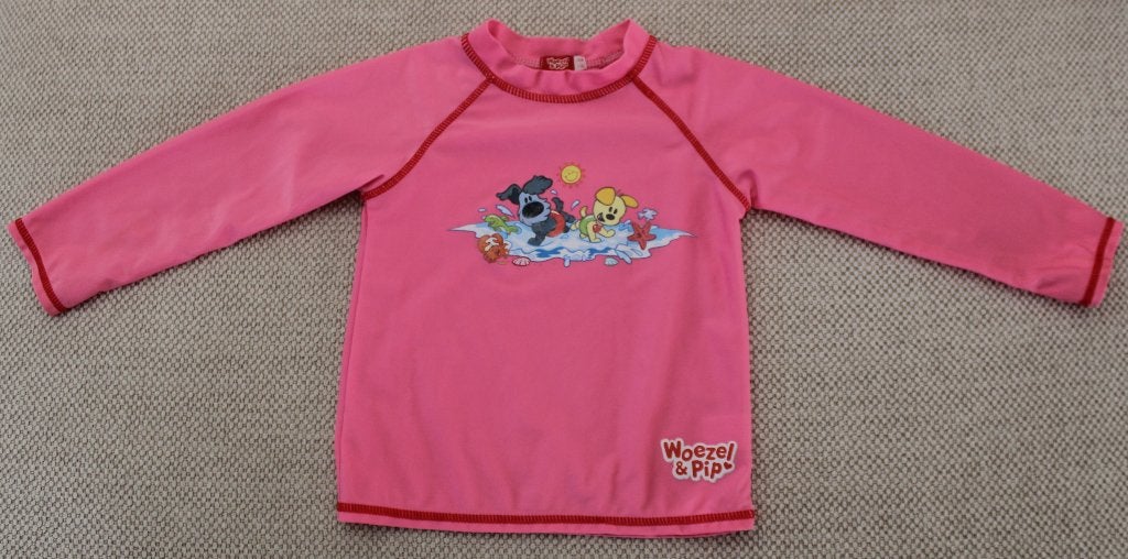 UV-shirt van Woezel & Pip 104/110, Gebruikt, Meisje, Sport- of Zwemkleding, Ophalen of Verzenden
