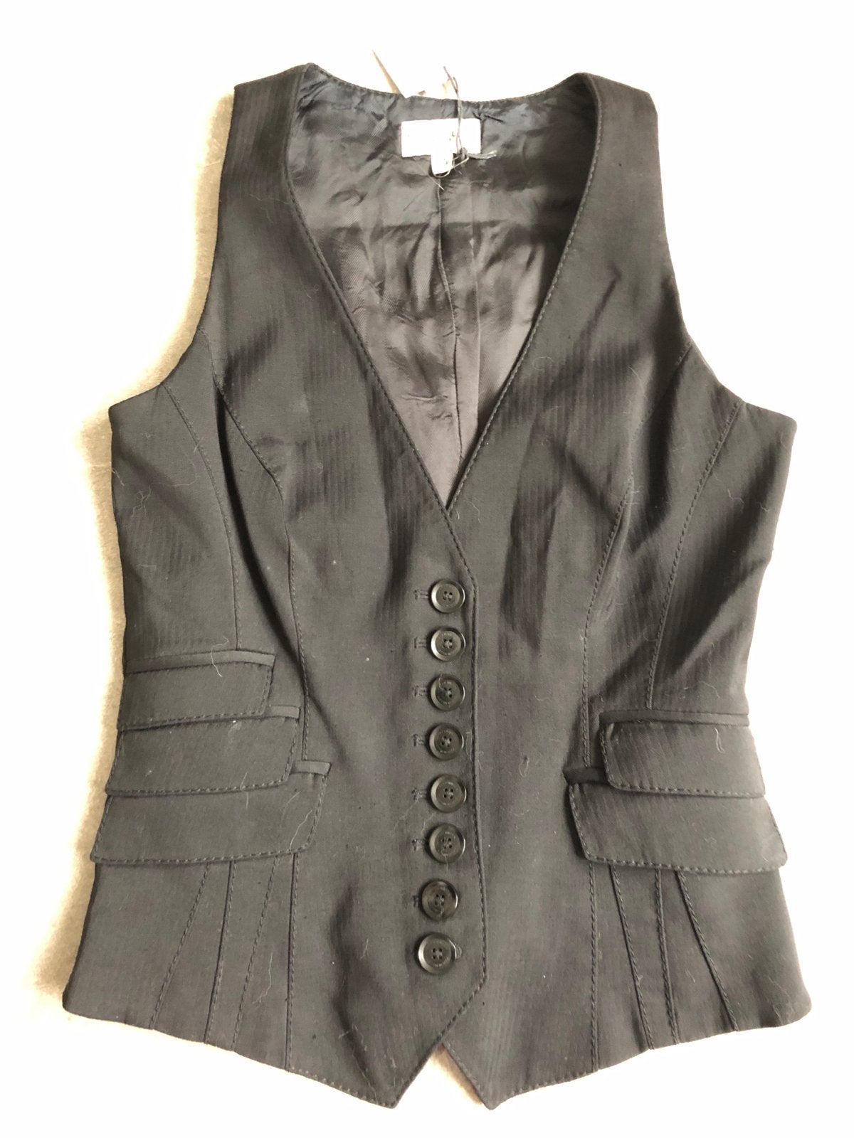 Karen Millen Zwart Gilet Maat 34, Ophalen of Verzenden, Zo goed als nieuw, Maat 36 (S), Zwart