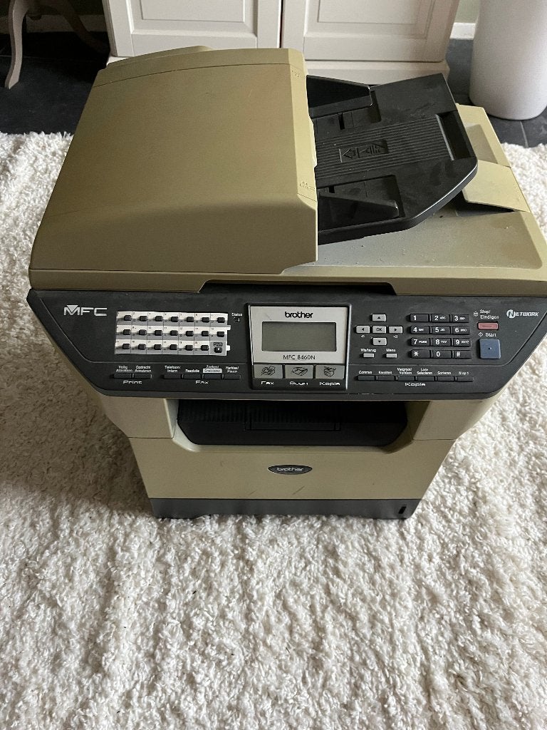 Brother scanner printer kopieer en fax mfc-8460n, Computers en Software, Printers, Ophalen, Gebruikt, Printer, Zwart-en-wit printen