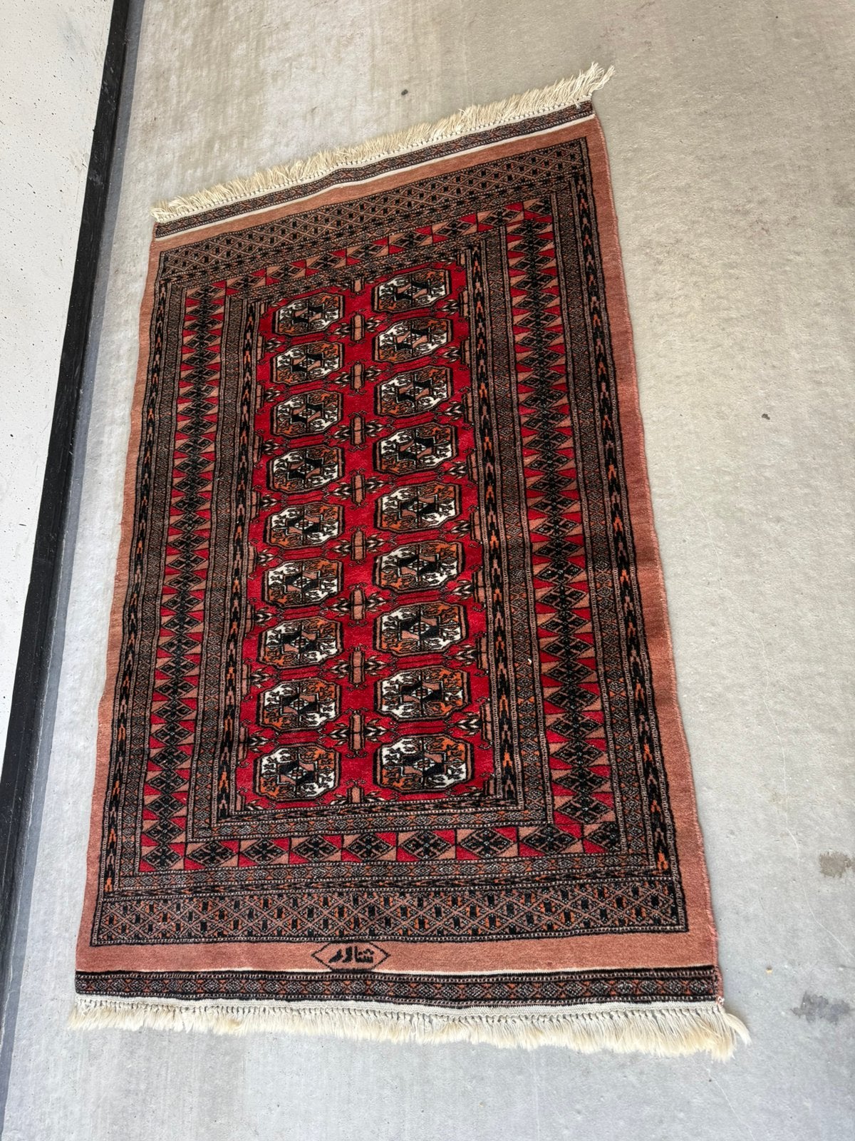 Mooi perzisch tapijt rood/roze 160x95 cm in prachtige staat!, Huis en Inrichting, Stoffering | Tapijten en Kleden, Perziach, Zo goed als nieuw