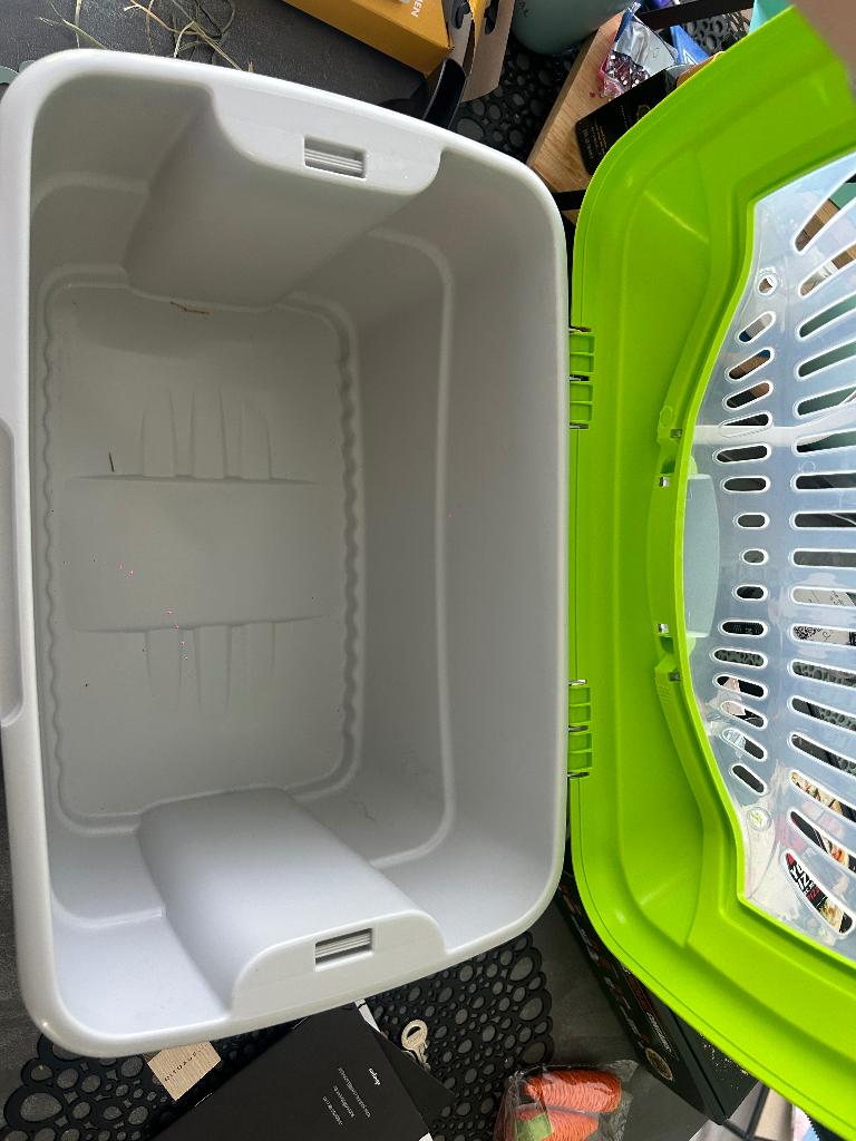 Reismand konijn, Ophalen of Verzenden, Zo goed als nieuw, Transportkoffer of -box