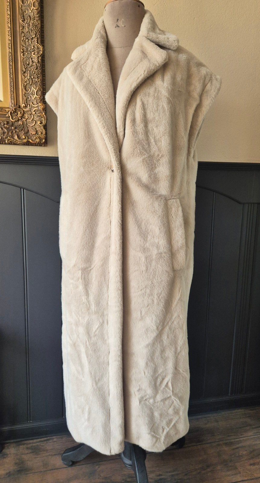 Aimée the Label gilet Teddy S np 179,95 NIEUWSTAAT!, Beige, Nieuw, Ophalen of Verzenden, Maat 36 (S)