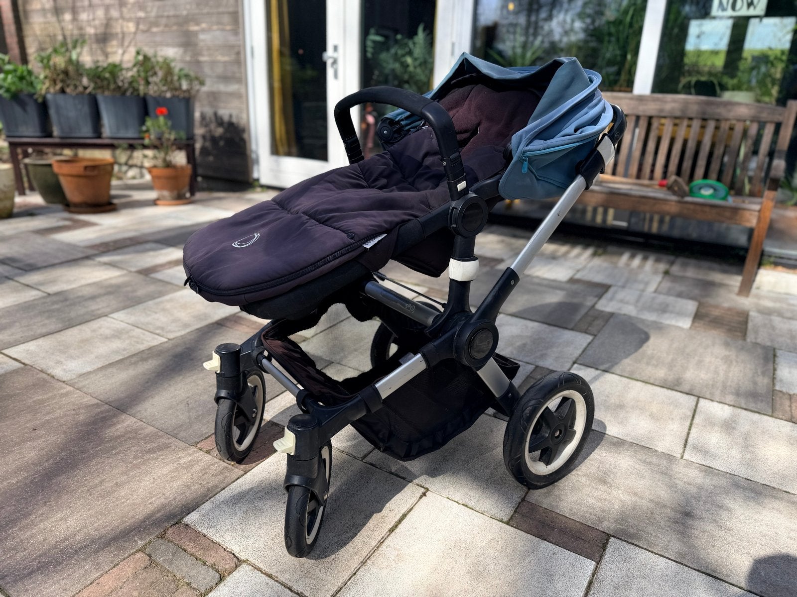 Bugaboo met wieg en accessoires, Ophalen, Gebruikt, Bugaboo, Combiwagen