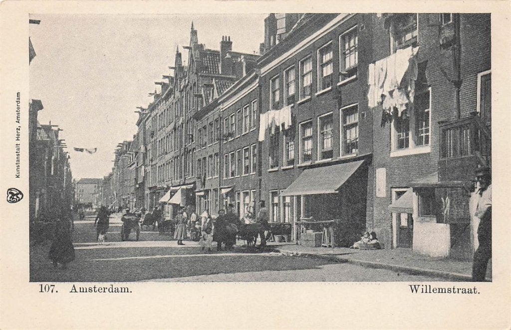 702-495-017 Amsterdam Willemstraat, Verzenden, Voor 1920, Noord-Holland