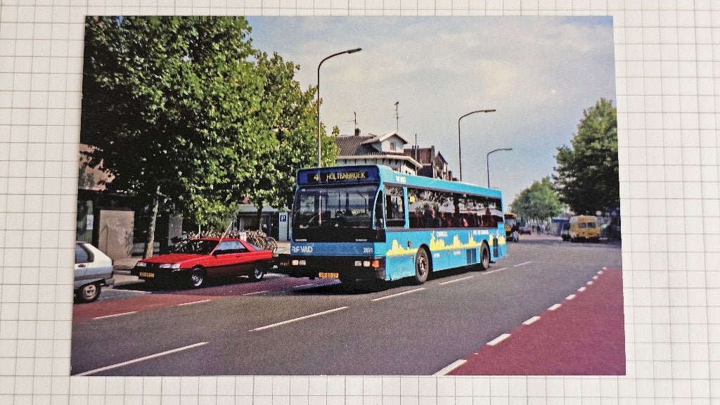 Foto BUS VAD Apeldoorn 2071, Verzamelen, Verzenden, Gebruikt, Bus of Metro, Overige typen