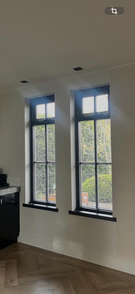 4 mooie zwarte jaloezieën. 180x60 perfecte staat, Ophalen of Verzenden, Zo goed als nieuw, Zwart