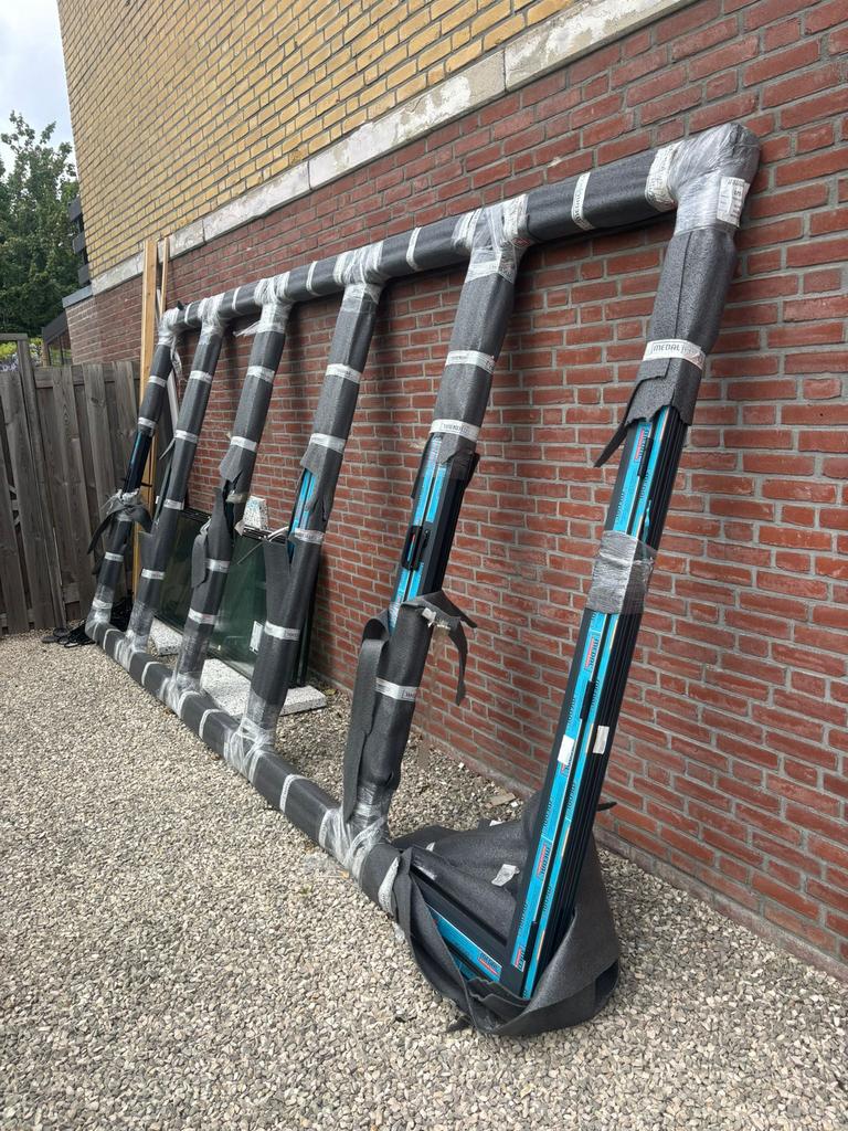 Harmonica schuifpui, Ophalen, Overige materialen, 225 cm of meer, Nieuw