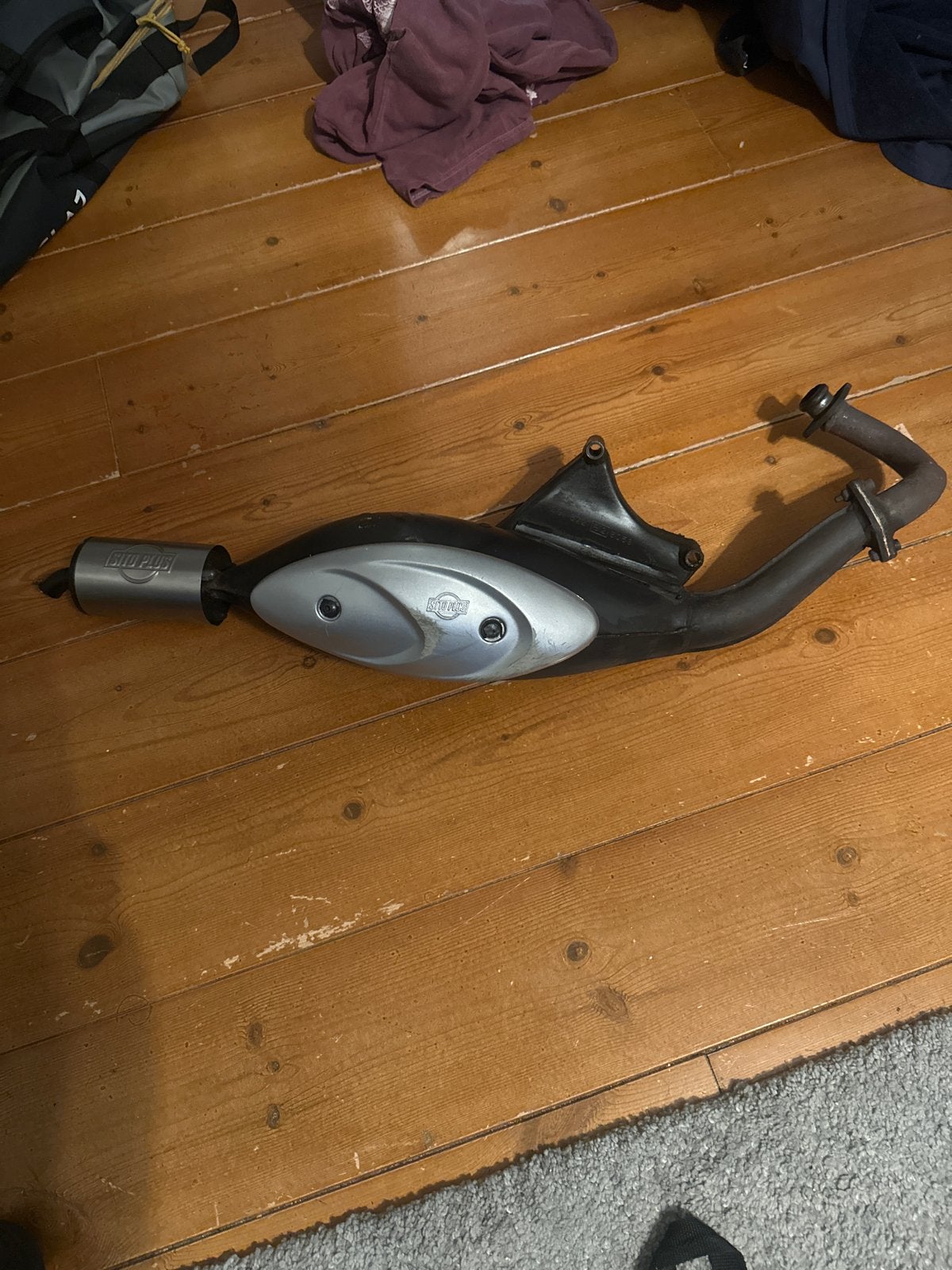 Sito Plus uitlaat 50/70cc voor Piaggio scooters, Ophalen, Gebruikt, Uitlaat, Piaggio