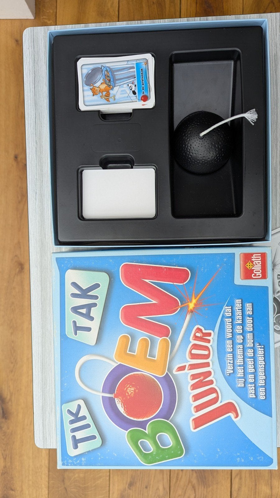 Tik Tak Boem Junior - Goliath Gezinsspel, Een of twee spelers, Ophalen of Verzenden, Zo goed als nieuw, Goliath