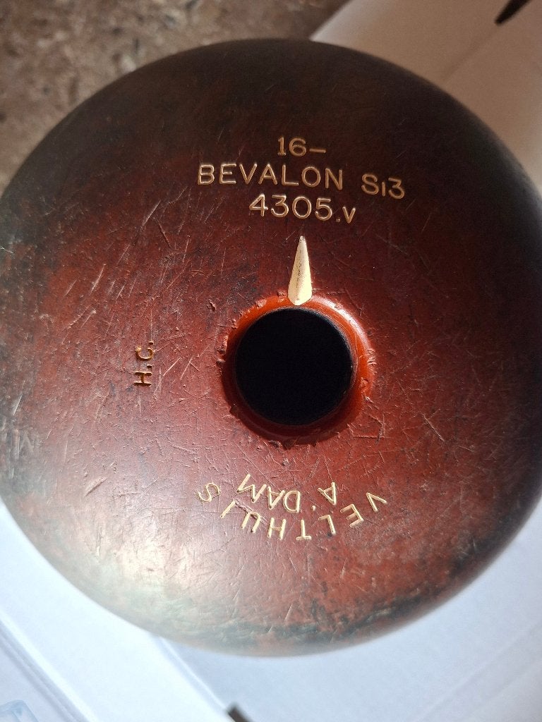 Ebonite bowlingtas met kegelbal, Ophalen, Gebruikt, Tas
