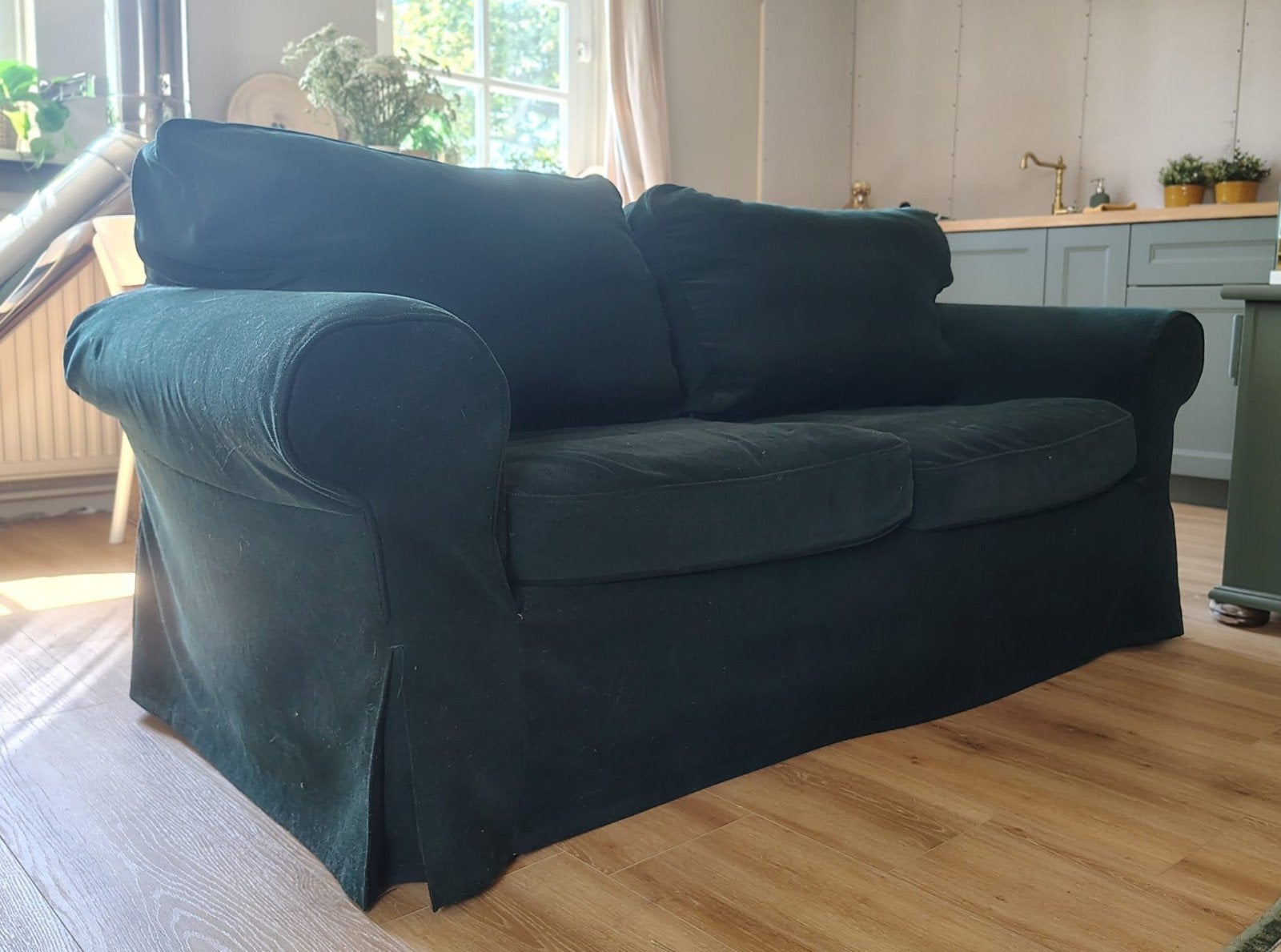 Ikea EKTORP 2zits bank, Ophalen, 75 tot 100 cm, Tweepersoons, 150 tot 200 cm