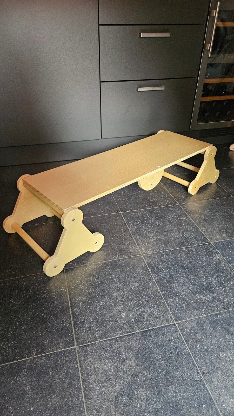 Playland houten evenwichtsbalk 3-in-1”, “Montessori loopbrug, Ophalen, Zo goed als nieuw, Jongen of Meisje