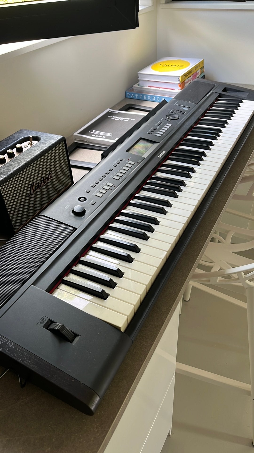 Yamaha piaggero NP-V80, Ophalen, Yamaha, Met standaard, 61 toetsen