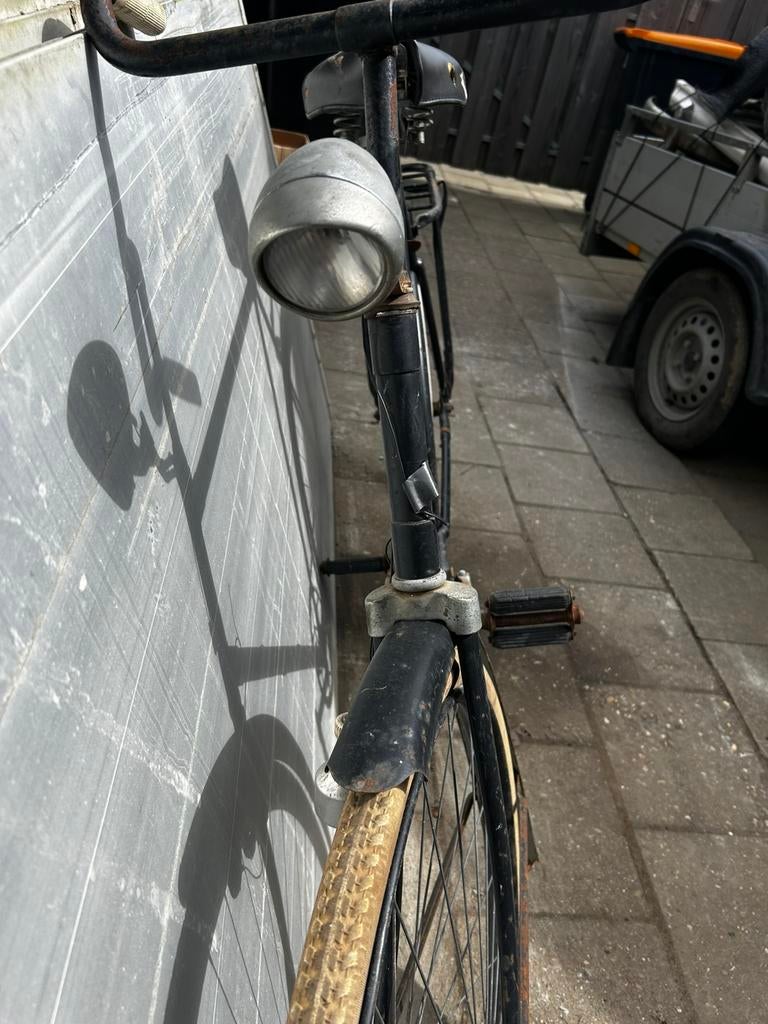 Oude fiets, Ophalen