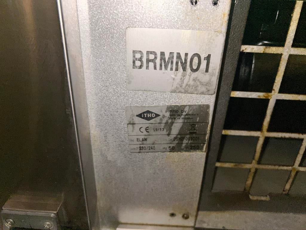 Itho Afzuigkap RVS 90cm - Dimbare Verlichting, Ophalen, Gebruikt, Onderbouw afzuigkap