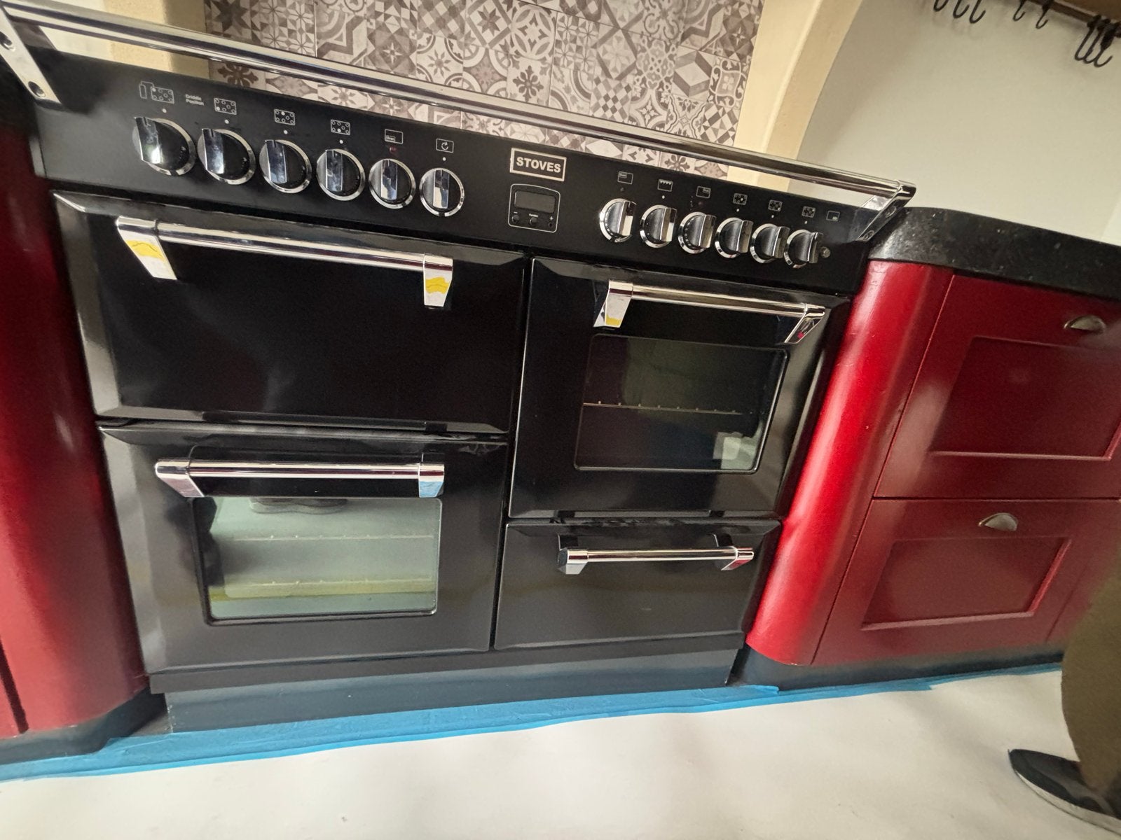 Mooi Stoves Richmond Fornuis MOET WEG met wokbrander/4 Ovens, Witgoed en Apparatuur, Fornuizen, Ophalen, Gebruikt, 60 cm of meer