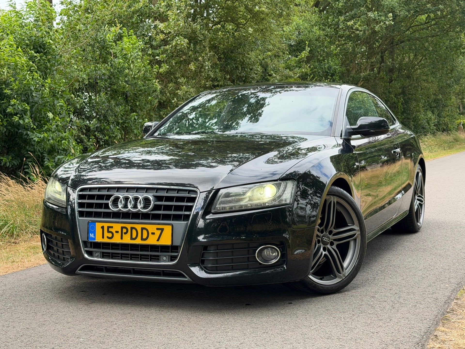 Audi A5 Coupé 2.0 TFSI Pro Line S | Top Onderhouden + Autom, Auto's, Euro 5, Gebruikt, Zwart, 4 cilinders