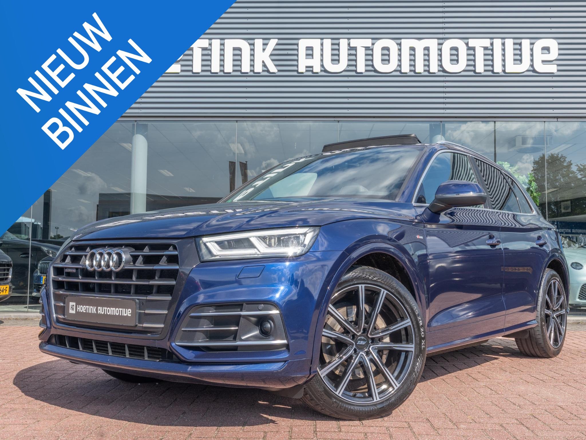 Audi Q5 55 TFSI e quattro Competition | Matrix-LED | Massage, Auto's, Automaat, 4 cilinders, Blauw, Plug-in hybride
