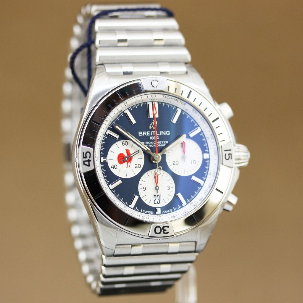 Breitling Chronomat B01 42 – Six Nations Ref. AB0134, Staal, Staal, Breitling, Polshorloge