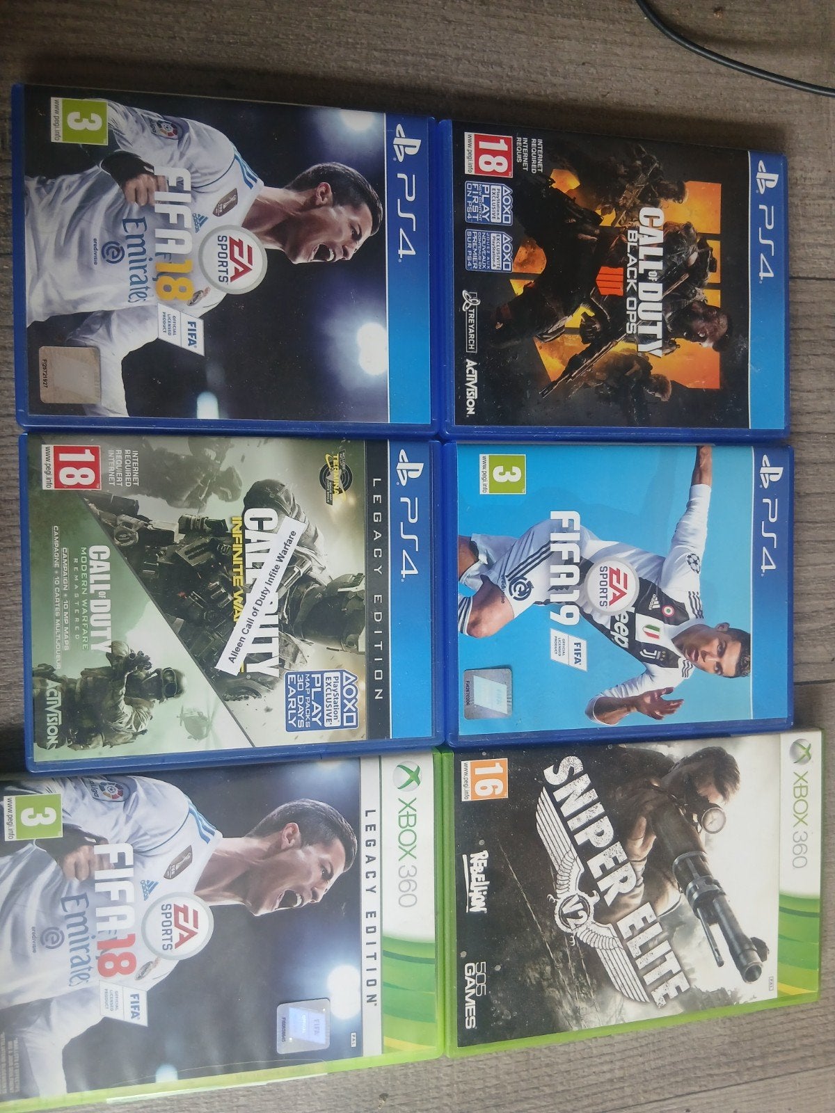 PS4 en Xbox 360 Games, Spelcomputers en Games, Ophalen, Gebruikt, Vanaf 18 jaar, Overige genres