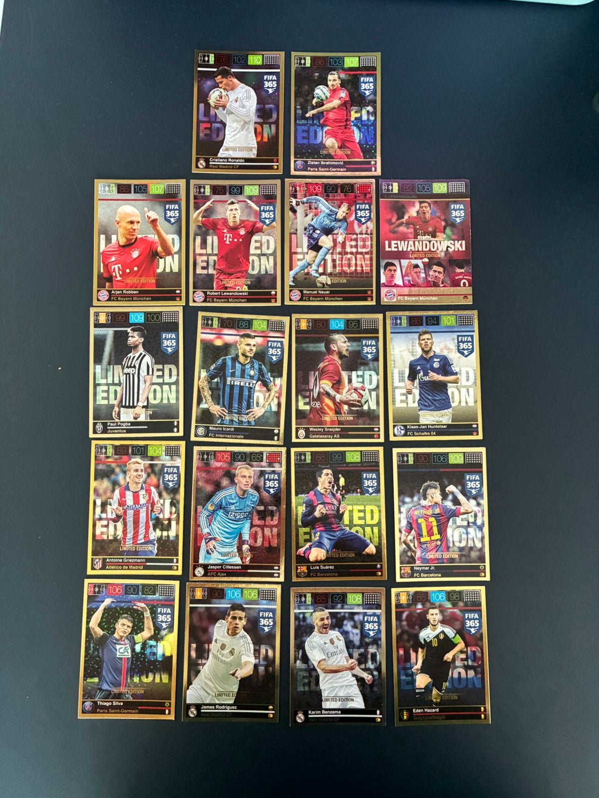 Limited editions panini 2016, Ophalen of Verzenden, Nieuw, Meerdere plaatjes