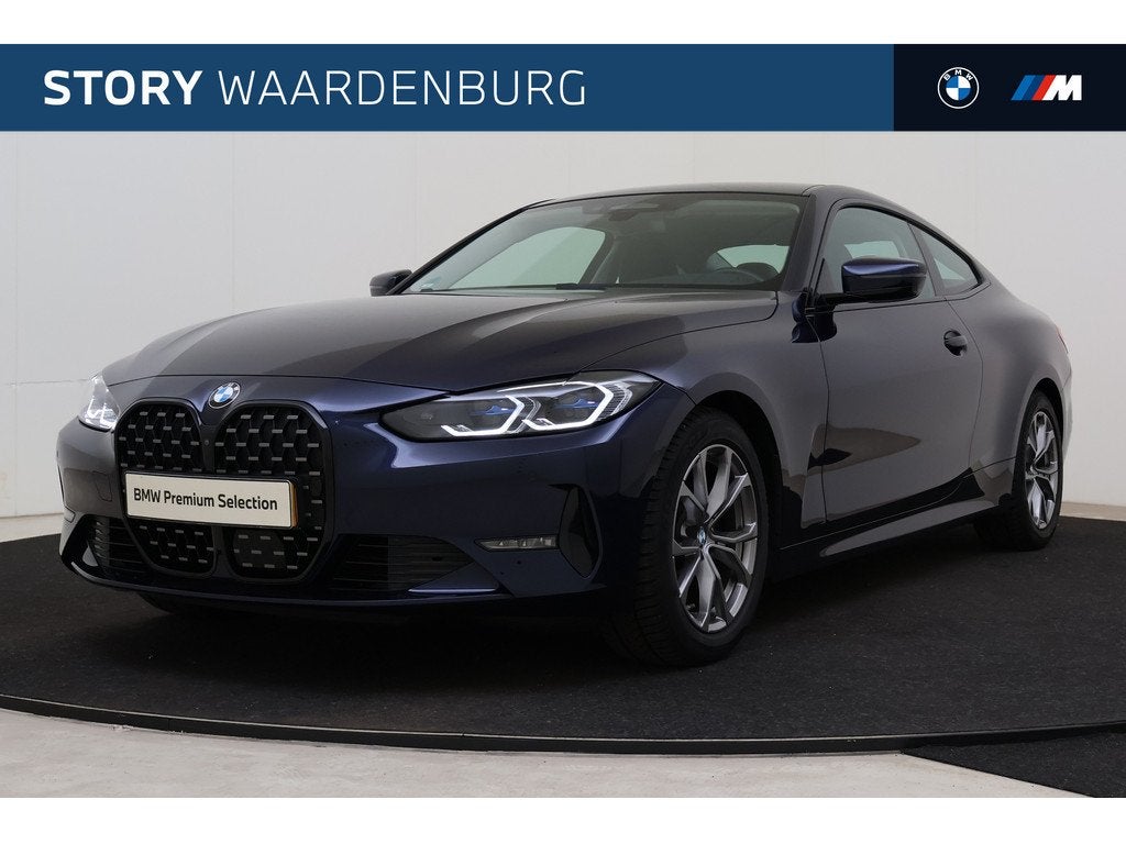 BMW 4 Serie Coupé 420i High Executive Automaat Stuurverwarm, 1998 cc, Achterwielaandrijving, Gebruikt, Met garantie (alle)