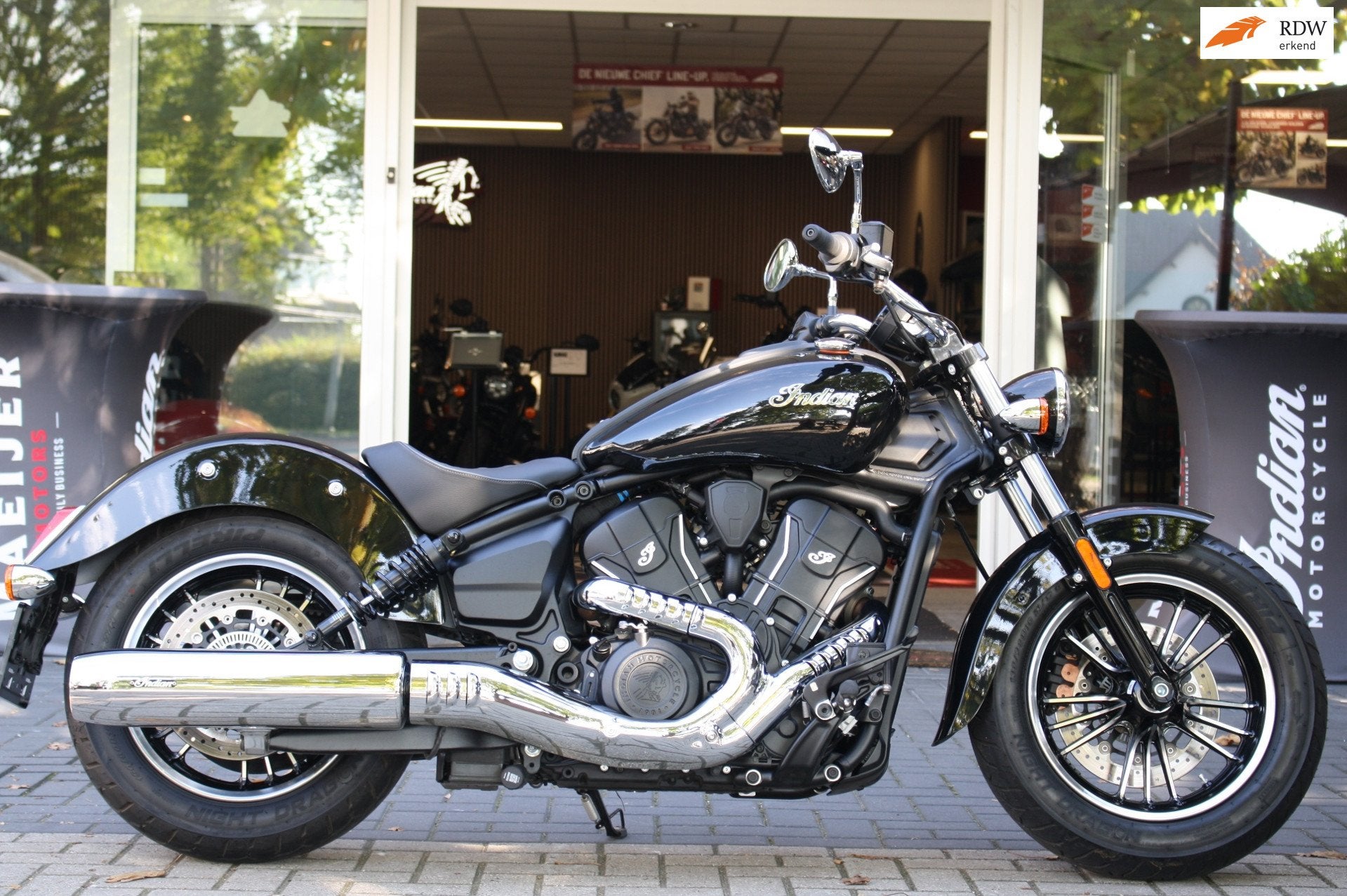 Indian Chopper Scout Classic Sixty Incl 24 maanden Exclusive, Overig, 999 cc, Gebruikt, Bedrijf