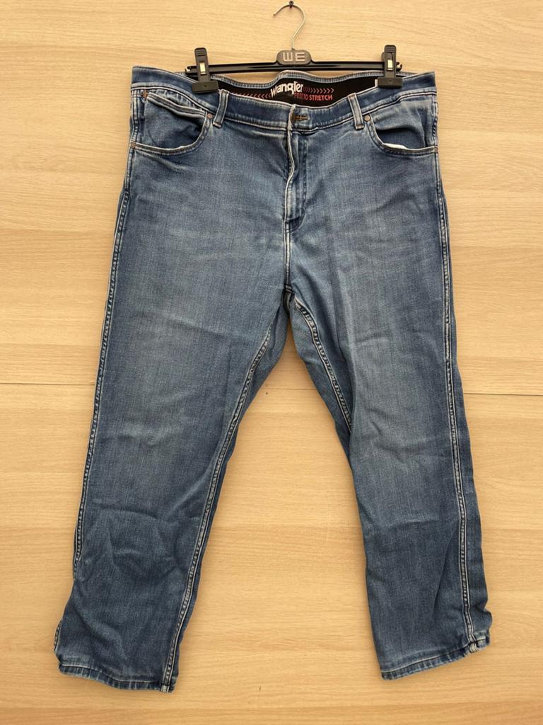 Wrangler Greensboro Regular Straight Jeans W42 L32, Ophalen of Verzenden, Gedragen, Blauw, W40 - W42 (confectie 56/58)