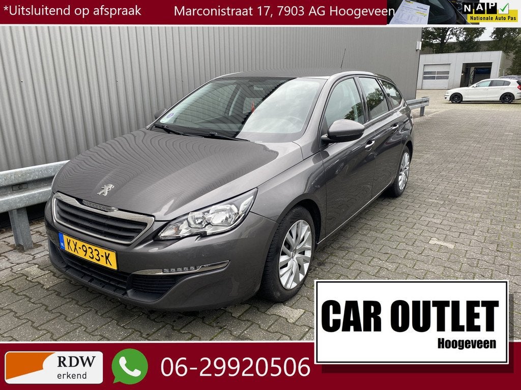 Peugeot 308 SW 1.2 PureTech Blue Lease Clima, Navi, CC, Blue, Auto's, Peugeot, Bedrijf, Te koop, ABS, Airbags, Airconditioning