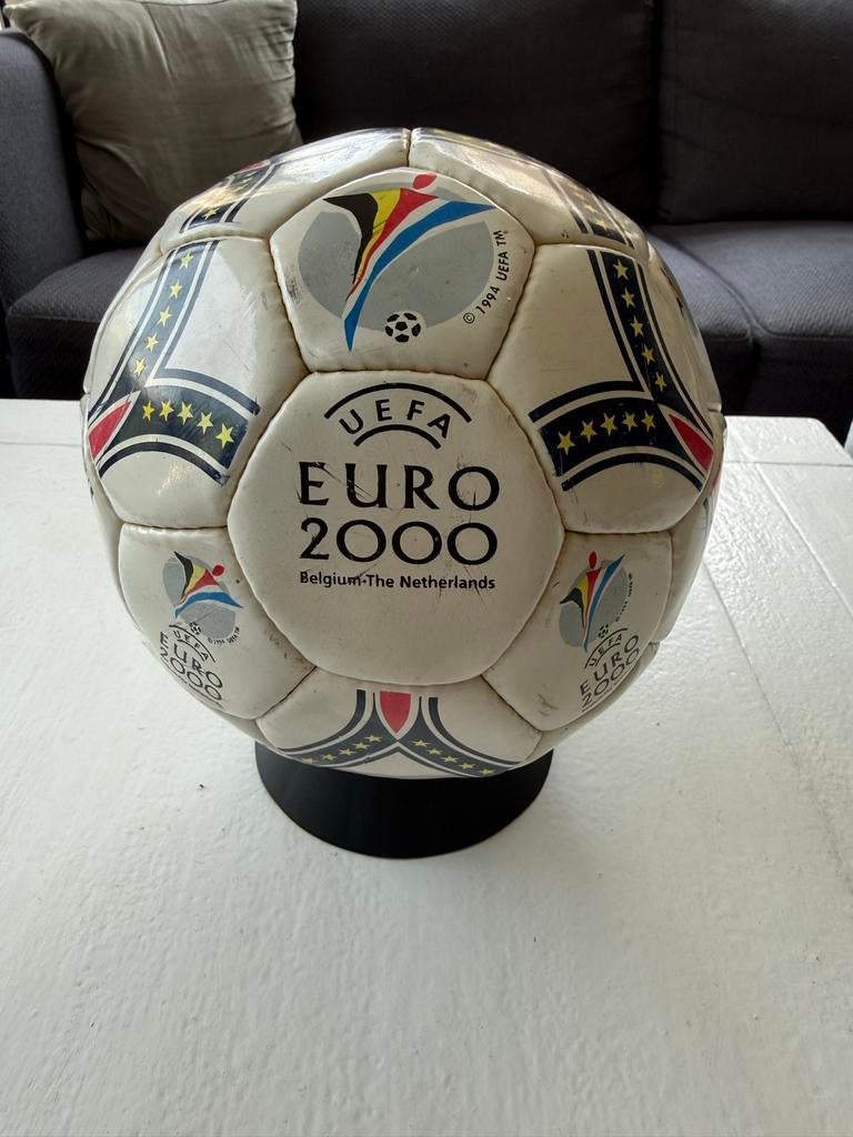 Officiële UEFA EURO 2000 Voetbal - België/Nederland, Maat XL, Ophalen of Verzenden, Zo goed als nieuw, Bal