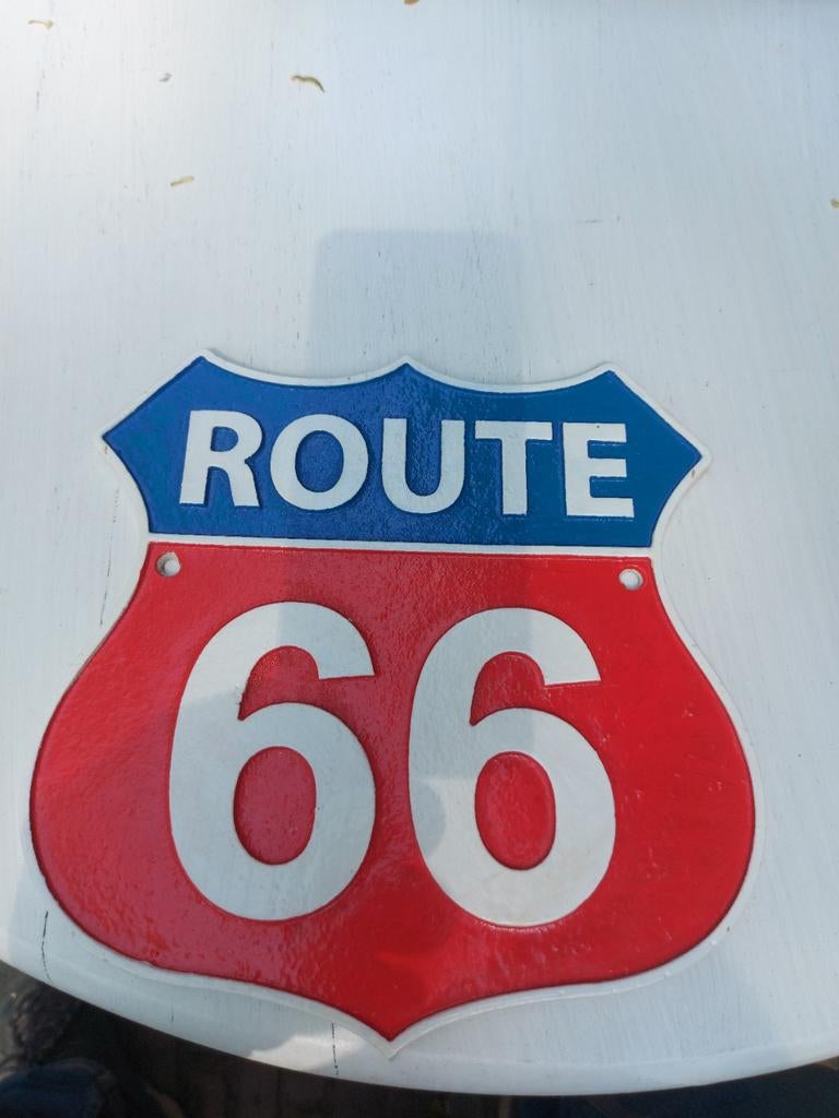Route 66 HARLEY DAVIDSON motor USA verzamelen manecave, Ophalen, Zo goed als nieuw, Overige typen