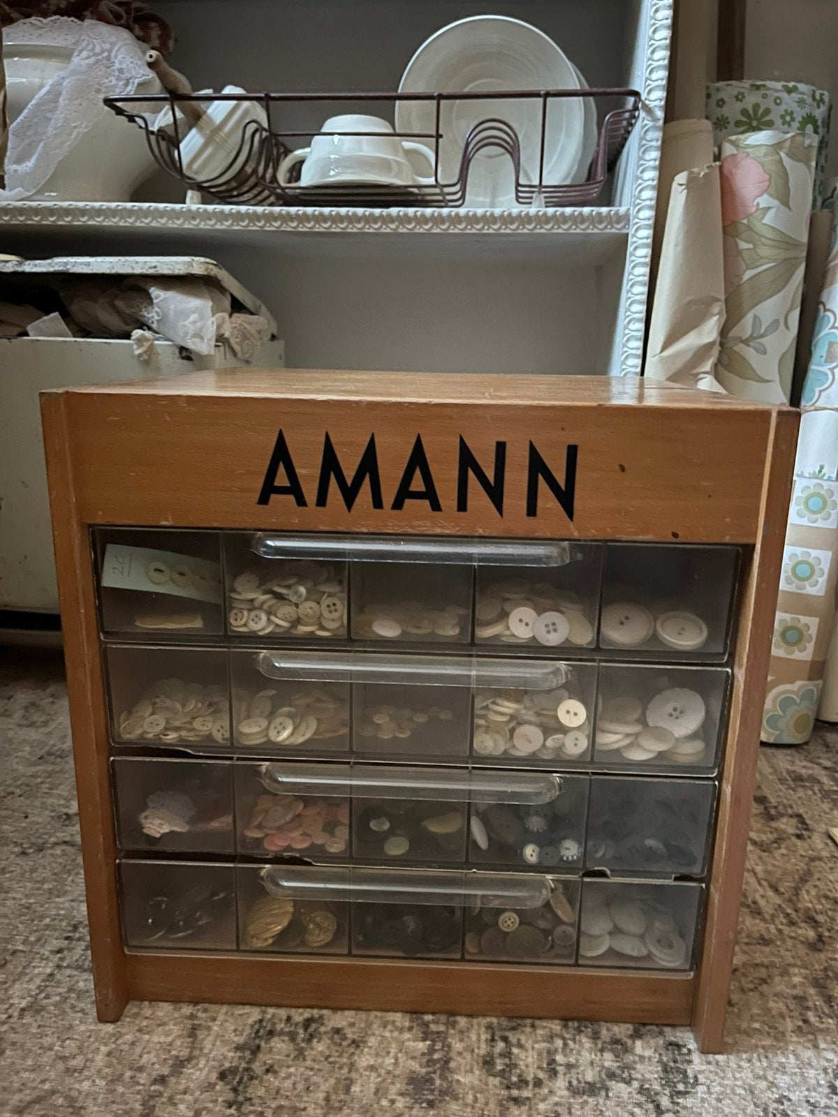 Amann fournituren kastje, ladenkastje, Minder dan 50 cm, Nieuw, Ophalen of Verzenden, Minder dan 100 cm