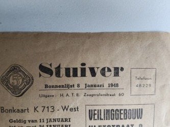 Bonnenlijst, Verzenden