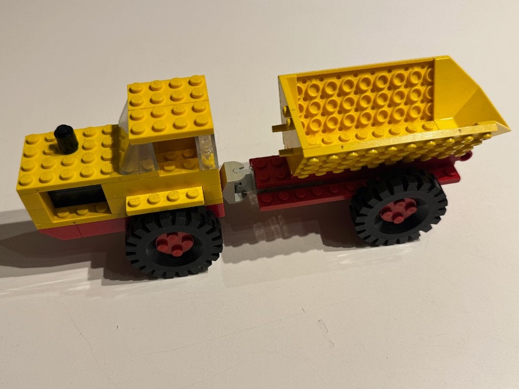 LEGO - Set 387 - Legoland - Excavator and Dumper (1976), Lego, Compleet, Ophalen of Verzenden, Zo goed als nieuw