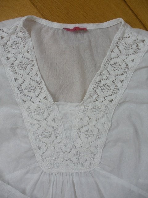 DONNA MIA tuniek wit met geborduurde bloemen maat M - nieuw, Kleding | Dames, Maat 38/40 (M), Wit, Nieuw, Ophalen of Verzenden